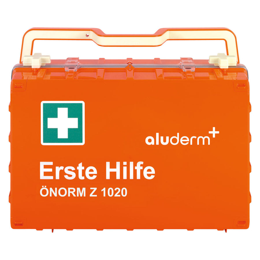 aluderm® Erste Hilfe Koffer DG/L orange ÖNORM Z 1020-2025