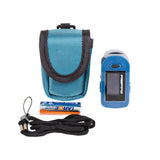 Pulsoximeter inklusive Transporttasche und Batterien