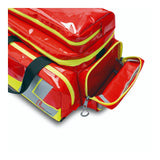 Lifebag M Notfalltasche rot – leer mit Front-, Seiten- und Deckelfach
